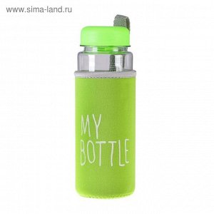 Бутылка для воды "My bottle", 500 мл, 19.5 х 6 см, микс 3516276