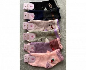 Носки для девочки 12 пар разного цвета