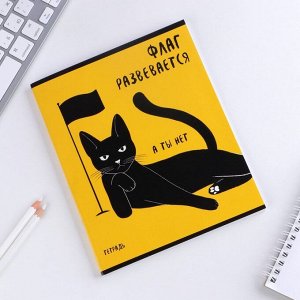 Тетрадь в клетку, 48 л., А5, на скрепке, блок №1 «Персонажи приколы» МИКС