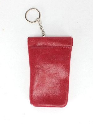 Футляр для ключей Premier-К-114 (с пружиной)  натуральная кожа красный крек (45)  247215
