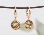 Серьги кристаллами Swarovski