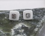 Серьги с керамикой