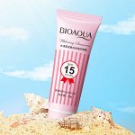 BIOAQUA Крем солнцезащитный для лица и тела, осветляющий , SPF 15+, PA+, 40г (Срок годности 03.2026)