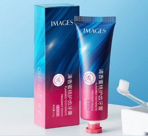 IMAGES FLAVORED TOOTHPASTE FRAGRANT PEACH Зубная паста с ароматом персика, 100г