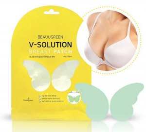BeauuGreen Патчи для придания упругости и красоты бюсту Breast Patch V-Solution, 40 гр