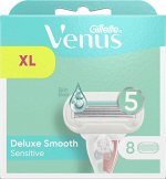 Gillette Venus Deluxe Smooth Sensitive, сменные кассеты, 8шт