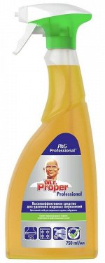 MR PROPER Прфессиональный Спрей для кухни и  удаления жира 750мл