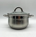 Кастрюля из нержавеющей стали с крышкой FESSLE диаметр 24 см (5.1 л)