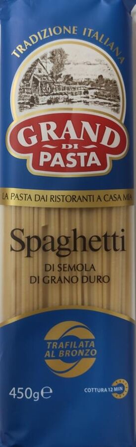 Макароны Grand di Pasta Spaghetti (Вермишель длинная) 450г 1/20, шт