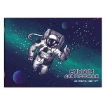 Альбом для рисования 24л скоба ФЕНИКС+ обл.мелов.карт.УФ-лак. арт.57218 КОСМОНАВТ /1/10/20