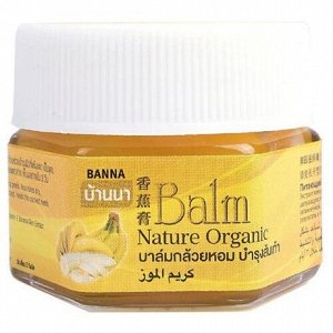TLD/ BANNA Бальзам д/стоп питающий Натюр Органик Банан,25г СТЕКЛО