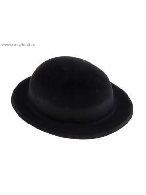 Шляпа пластик 9 х24 х28 см черная