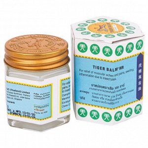 TLD/ Tiger Balm Бальзам для массажа Белая мазь HR, 30г