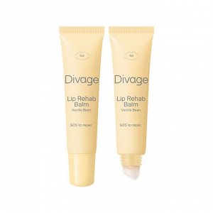 Диваж Восстанавливающий бальзам для губ ваниль Lip Rehab Balm, Divage