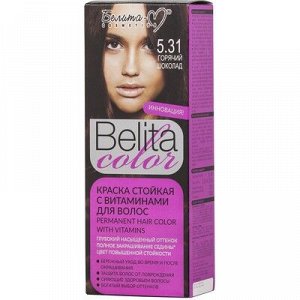 Белита-М Belita сolor Краска стойкая с витаминами для волос № 5.31 Горячий шоколад (к-т)