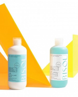 BISOU Мицеллярный шампунь 72 HR FRESH для всех типов волос, 300мл #  NEW