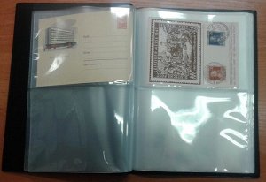 Альбом для почтовых карточек, Художественных маркированных конвертов, банкнот PCCB