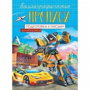 Пропись Каллиграфическая для мальчиков.Подготовка к письму 978-5-378-30474-5