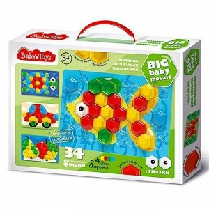 Мозаика для самых маленьких d-40 34 элемента 02516 Baby Toys