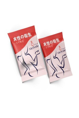 Влажные салфетки AKINAWA для интимной гигиены с экстрактом Ромашки 15 шт.