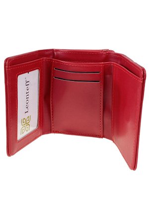 Женский кошелёк с фермуаром из искусственной кожи, цвет красный