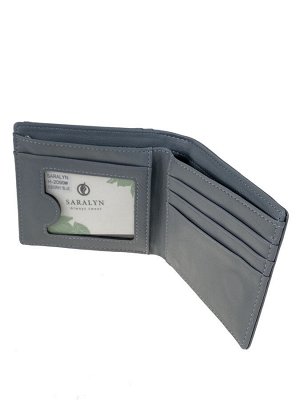 Женский кошелёк из искусственной кожи, цвет серый