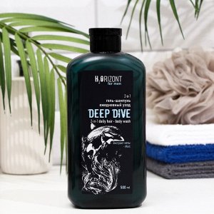 Гель-шампунь ежедневный уход 2-в-1 DEEP DIVE, 500 мл