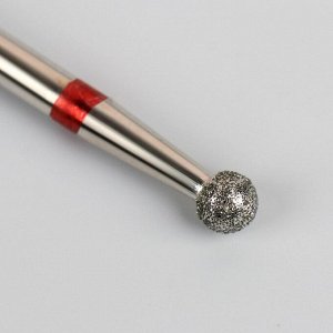 Фреза алмазная для маникюра «Шар», мелкая зернистость, 3,1 мм