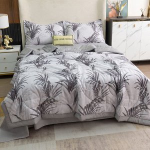 Viva home textile Комплект постельного белья Сатин с Одеялом (простынь на резинке) OBR083