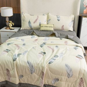 Viva home textile Комплект постельного белья Сатин с Одеялом (простынь на резинке) OBR085