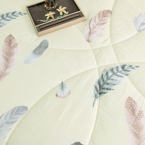 Viva home textile Комплект постельного белья Сатин с Одеялом (простынь на резинке) OBR085