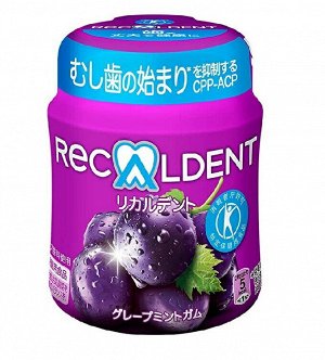 Жевательная резинка "Recaldent" мятный виноград 140г 1/36 Япония