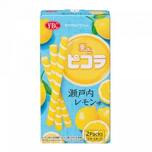 Трубочки вафельные вкус лимона YBC 70г 1/40 Япония
