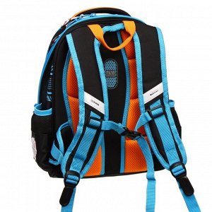 Рюкзак каркасный Across, 35 х 28 х 13 см, наполнение: мешок, брелок, синий/голубой