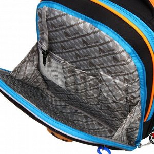 Рюкзак каркасный Across, 35 х 28 х 13 см, наполнение: мешок, брелок, синий/голубой