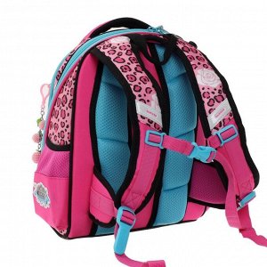 Рюкзак каркасный Across, 35 х 28 х 15 см, наполнение: мешок, пенал, брелок, розовый