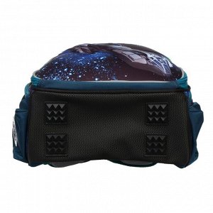 Рюкзак каркасный Across, 35 х 28 х 15 см, наполнение: мешок, пенал, синий