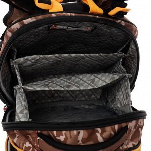 Рюкзак каркасный Across, 36 х 29 х 17 см, наполнение: мешок, брелок, оранжевый