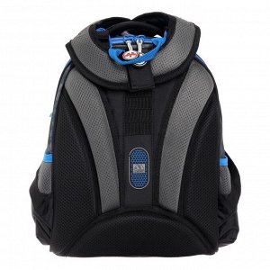 Рюкзак каркасный Across, 36 х 29 х 17 см, наполнение: мешок, брелок, синий