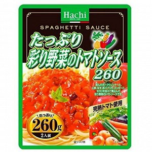 Соус для спагетти томатный "С овощами" Hachi 260г 1/24