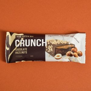 Протеиновый батончик Crunch Bar «Фундук в шоколаде» спортивное питание, 60 г