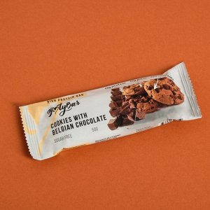 Протеиновый батончик Booty bar classic, "Печенье с бельгийским шоколадом" спортивное питание, 50 г