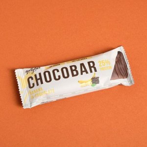 Протеиновый батончик Chocobar «Банан в шоколаде» спортивное питание, 40 г