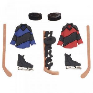 Набор декоративных пуговиц «Dress It Up» Хоккей