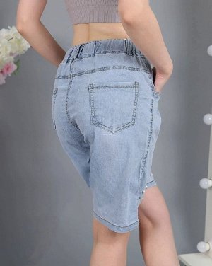 Шорты удлиненные джинсовые женские