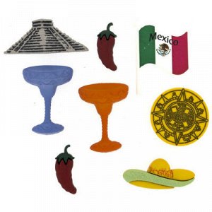 Набор декоративных пуговиц «Dress It Up» Мексика
