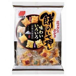 Крекер рисовый Sanko Seika 3 вкуса, 90г
