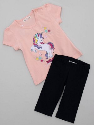 Комплект для девочки: футболка и лосины