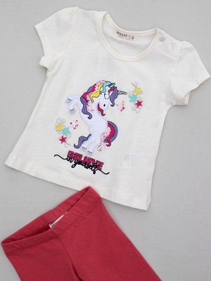 Комплект для девочки: футболка и лосины