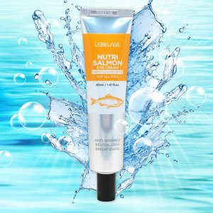 Питательный крем для кожи вокруг глаз с маслом лосося Lebelage Nutri Salmon Eye Cream For All Face, 40мл